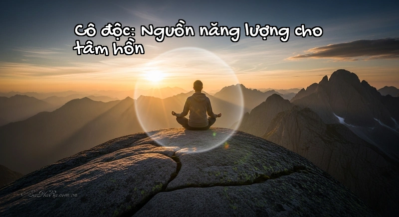 Cô độc: Nguồn năng lượng cho tâm hồn Tận hưởng sự cô độc để phát triển bản thân