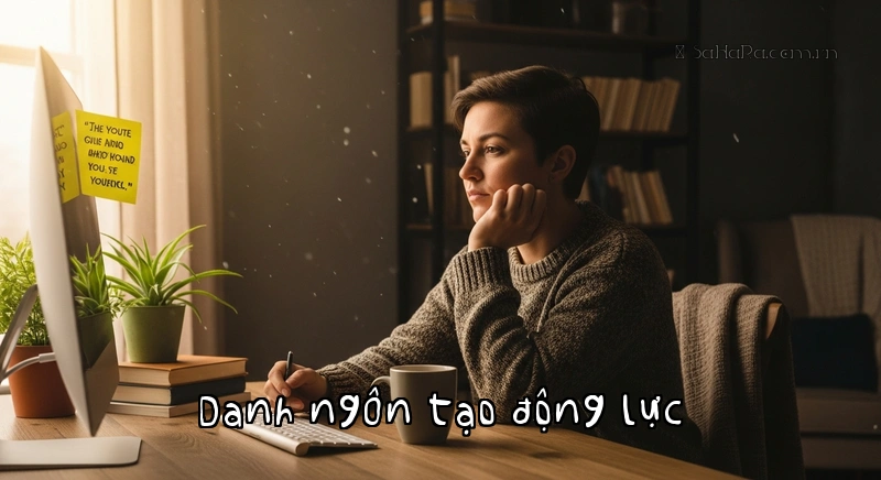 Danh ngôn tạo động lực Người đang suy ngẫm về danh ngôn