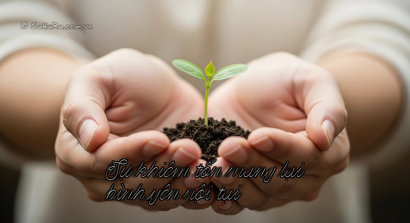 Sự khiêm tốn mang lại bình yên nội tại Chăm sóc và trưởng thành