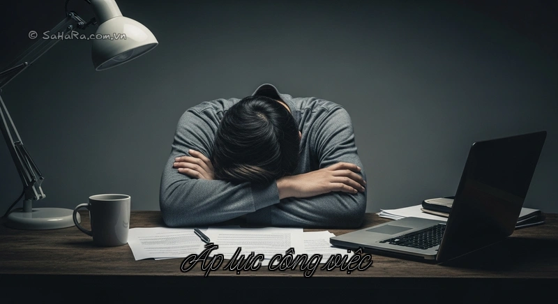 Áp lực công việc Người làm việc mệt mỏi và kiệt sức