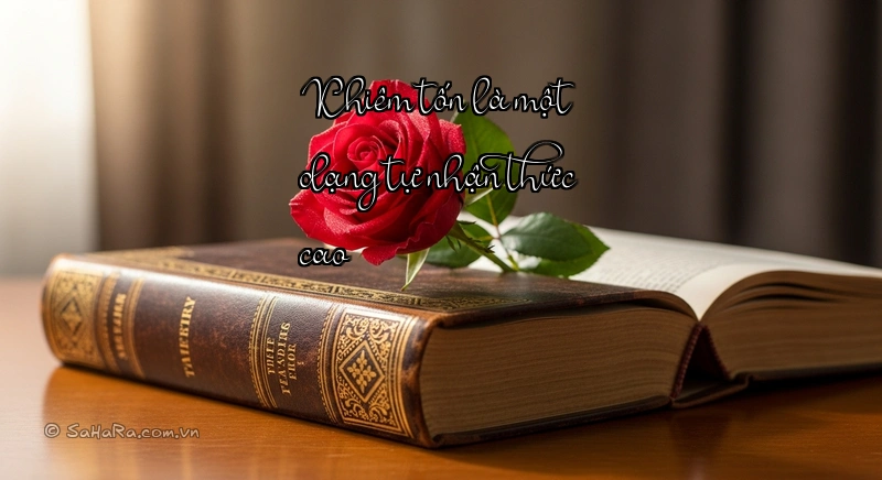 Khiêm tốn là một dạng tự nhận thức cao Sự tĩnh lặng và suy tư, biểu tượng của trí tuệ và sự khiêm nhường