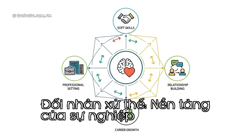Đối nhân xử thế: Nền tảng của sự nghiệp Infographic về tầm quan trọng của đối nhân xử thế