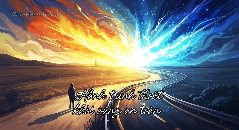 Hành trình thoát khỏi vùng an toàn Bước ra khỏi vùng an toàn để khám phá những điều mới mẻ