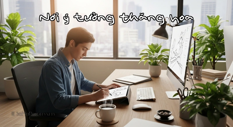 Nơi ý tưởng thăng hoa Không gian làm việc truyền cảm hứng