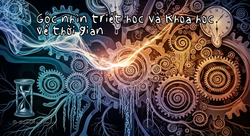 Góc nhìn triết học và khoa học về thời gian Hình ảnh trừu tượng về dòng chảy thời gian