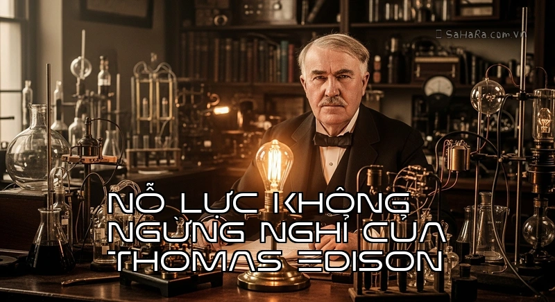 Thomas Edison và hành trình kiên trì tìm ra bóng đèn