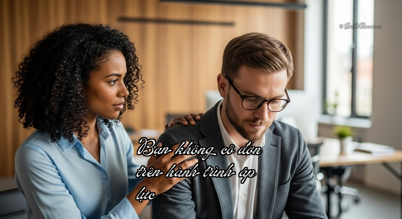 Bạn không cô đơn trên hành trình áp lực Hai người chia sẻ, đồng cảm với nhau
