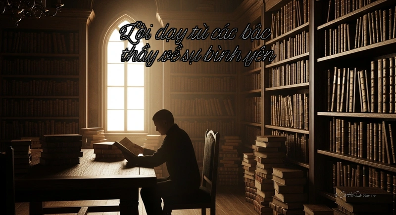 Lời dạy từ các bậc thầy về sự bình yên Triết lý về bình yên