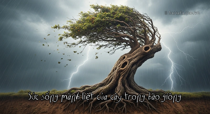 Cây cổ thụ vượt qua bão tố