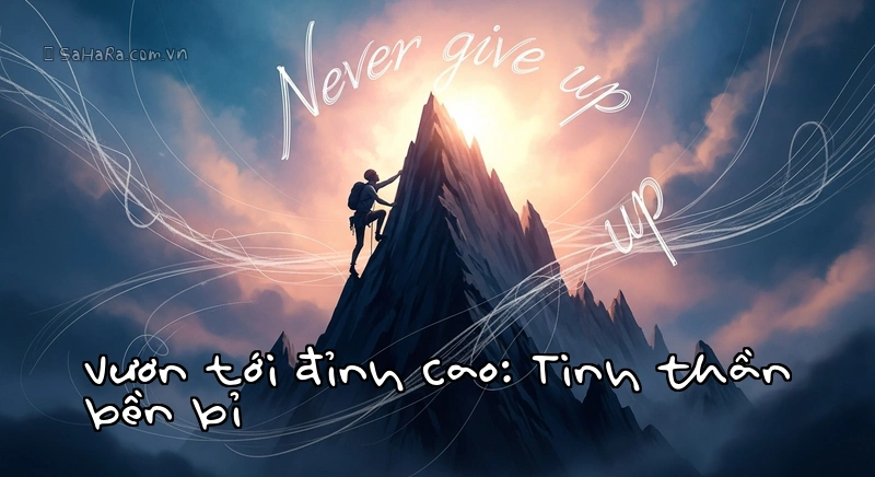 Vươn tới đỉnh cao: Tinh thần bền bỉ Người leo núi kiên cường trên đỉnh cao