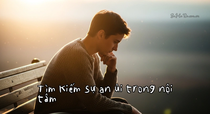 Tìm kiếm sự an ủi trong nội tâm Người đang suy tư, tìm kiếm sự an ủi