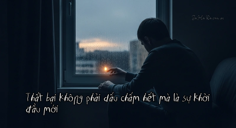 Chấp nhận thất bại là bước đầu tiên để vượt qua