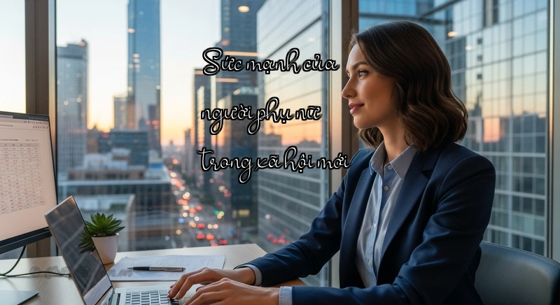 Sức mạnh của người phụ nữ trong xã hội mới Phụ nữ hiện đại độc lập và tự tin